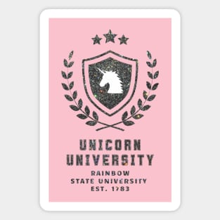 Unicorn University Rainbow State Magnet